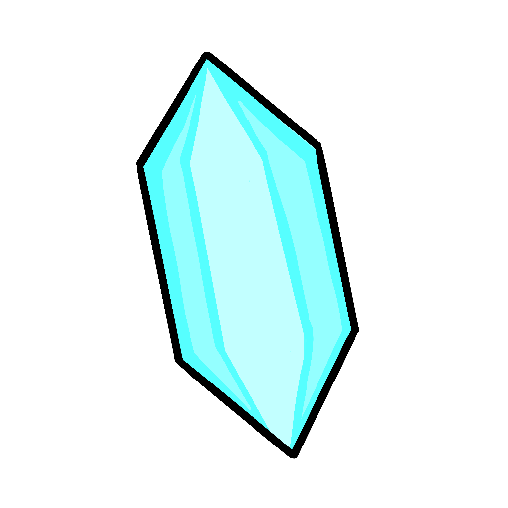 A drawing of a diamond