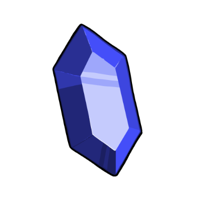 A drawing of a diamond